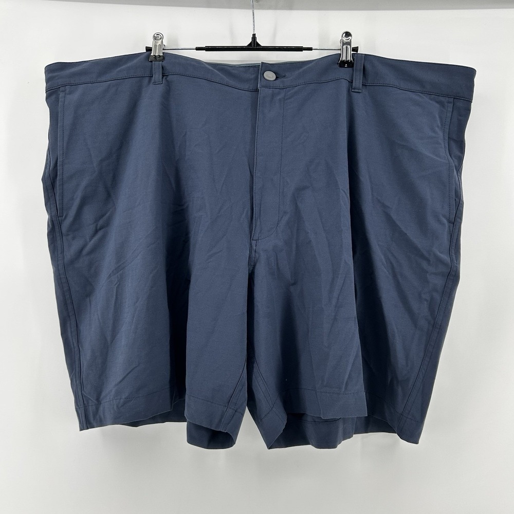 Faherty All Day Shorts Mens 48 Navy 8" Performance Stretch Chino Nantucket Beach